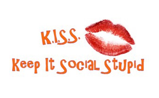 Social media BSS (be social stupid!)